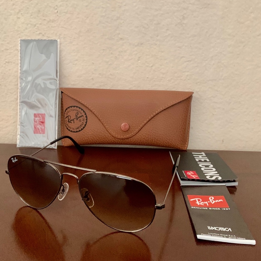 Ray-Ban Aviator Sunglasses 58mm Unisex Brand New